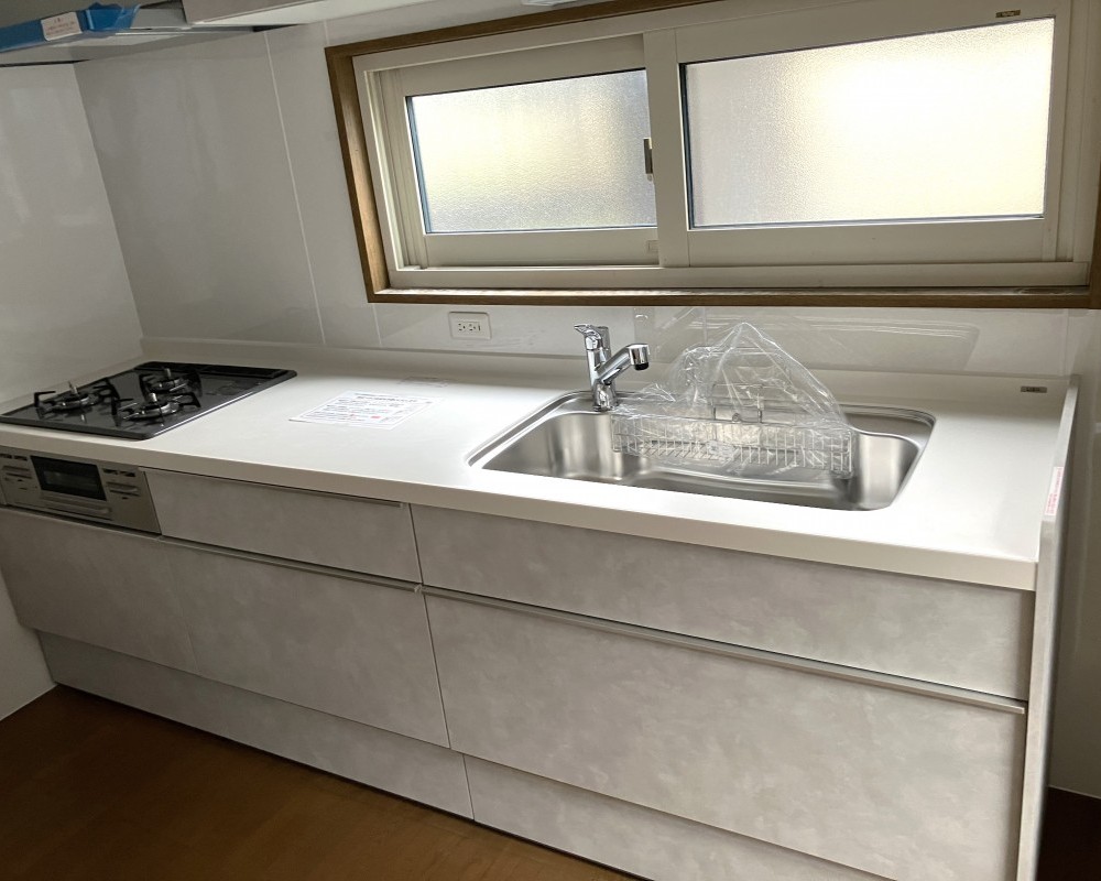 購入した中古住宅のキッチン改修リフォーム