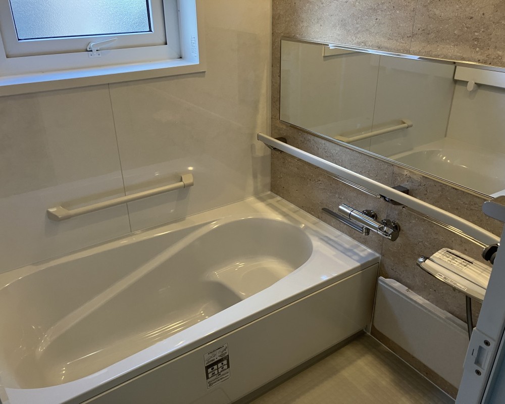 暖かくなったお風呂で家族大満足！