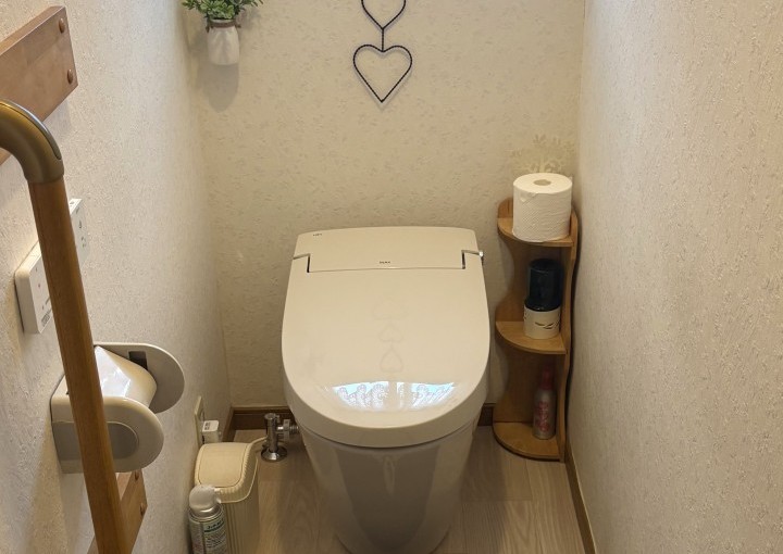 タンクレストイレでお掃除ラクラク♪